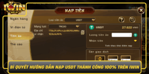 Bi Quyet Huong Dan Nap Usdt Thanh Cong 100 Tren Iwin0