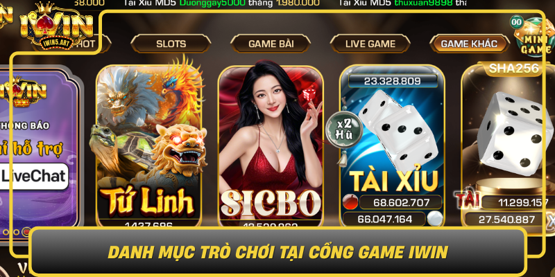 Danh Muc Tro Choi Tai Cong Game Iwin1